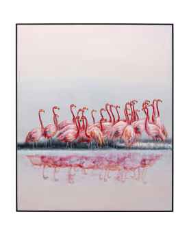 Картина в раме Dating Flamingos 100x120cm