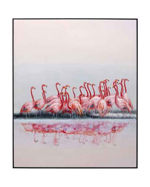 Картина в раме Dating Flamingos 100x120cm