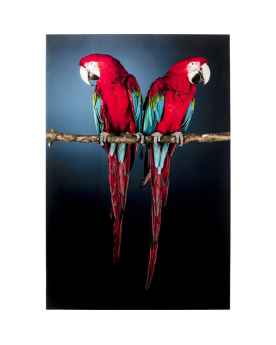 Картина на стекле Twin Parrot 80x120