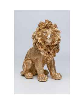Статуэтка Sitting Lion Gold 42cm