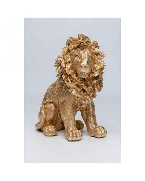 Статуэтка Sitting Lion Gold 42cm
