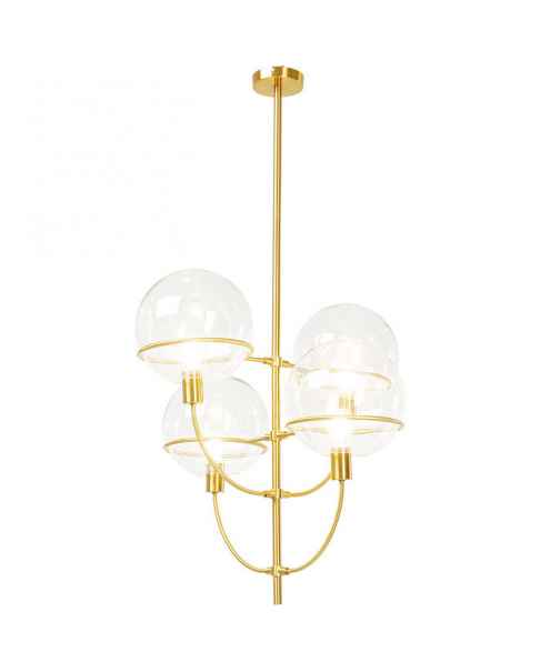 Люстра Lantern 4rs Brass