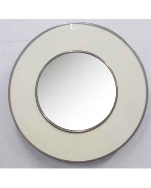 Настенное зеркало Lens White Ø60