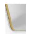 Настенное зеркало Shape Hexagon Brass 64x94,5cm