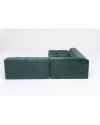Угловой диван Belami Velvet Dark Green Left 265cm
