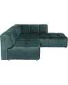 Угловой диван Belami Velvet Dark Green Right 265cm