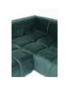 Угловой диван Belami Velvet Dark Green Right 265cm