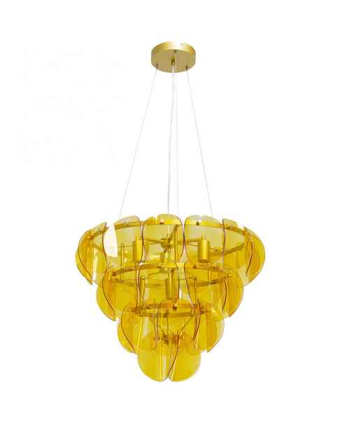 Люстра Mariposa Three Circle Brass