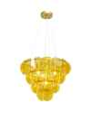 Люстра Mariposa Three Circle Brass