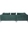 Угловой диван Gianni Small Velvet Dark Green Left