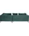 Угловой диван Gianni Small Velvet Dark Green Right