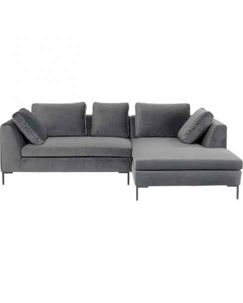Угловой диван Gianni Small Velvet Grey Right