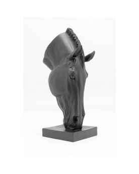 Деко обьект Horse Face Black 57cm
