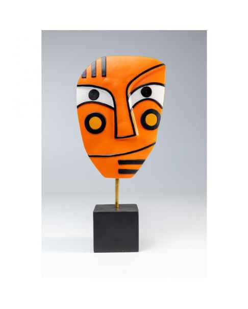 Деко обьект Face Orange 50cm