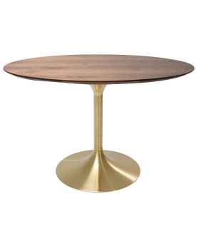 Стол Invitation Set Walnut Brass Ø120cm Стол Invitation Set Walnut Brass Ø120cm