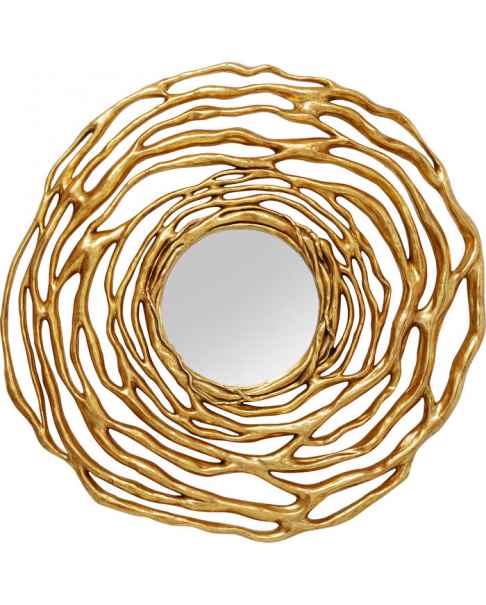 Настенное зеркало Twiggy Gold Ø121cm