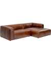 Угловой диван Cubetto Leather Brown 270cm