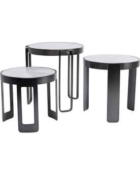 Кофейный столик Perelli Black (3/Set)