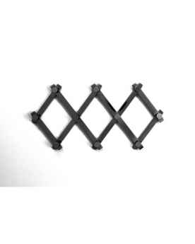 Вешалка для одежды Crossing Matt Black 9(+71)cm
