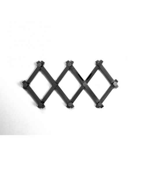 Вешалка для одежды Crossing Matt Black 9(+71)cm
