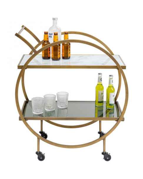 Столик на колесах Loft Brass