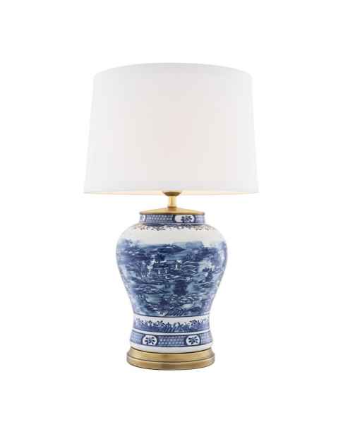 Настольная лампа Chinese Blue