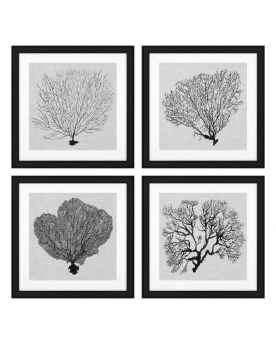 Картина Shadow Sea Fans set of 4