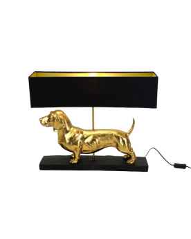 Настольная лампа Vienna black/gold