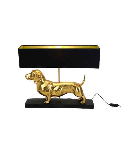 Настольная лампа Vienna black/gold