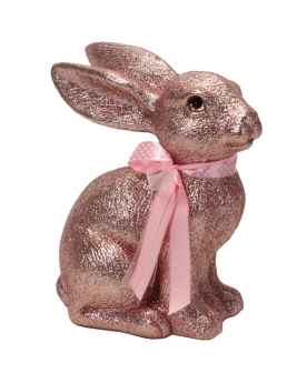 Статуэтка Glitter Rabbit rose