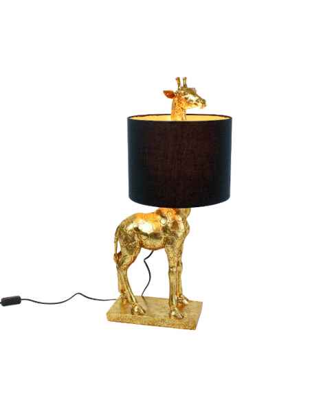 Настольная лампа Giraffe Lucie black/gold