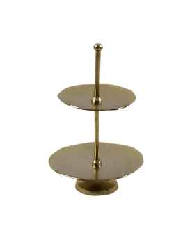 Этажерка Two Tiers gold