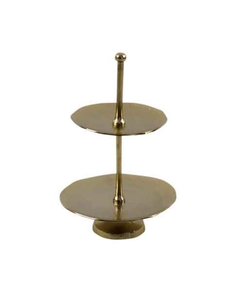 Этажерка Two Tiers gold