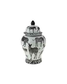 Ваза с крышкой Zebra