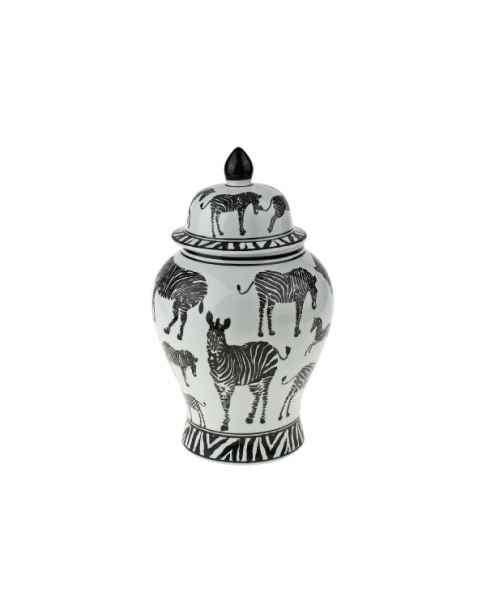 Ваза с крышкой Zebra