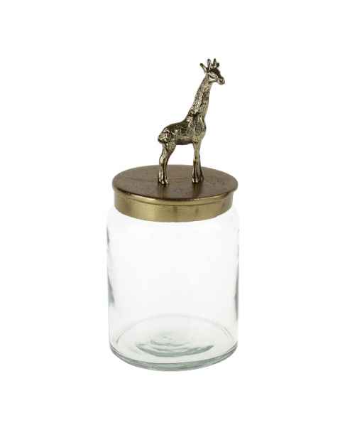 Кувшин Giraffe Figure clear/gold