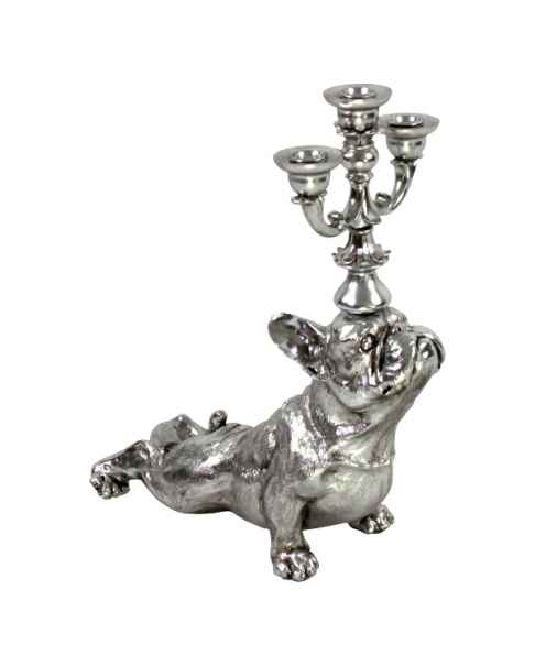 Подсвечник Bulldog silver