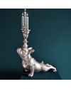 Подсвечник Bulldog silver