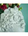 Цветочный горшок Head grey/white